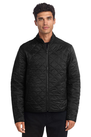 Mercer+Mettle ® Quilted Full-Zip Jacket MM7200 — Deep Black