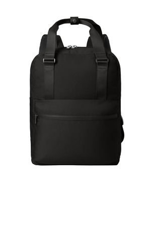 Mercer+Mettle ® Claremont Handled Backpack MMB211 — Deep Black