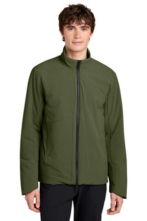 MiiR ® Sashiko Full-Zip Stretch Puffy MRA440 — Forest Moss