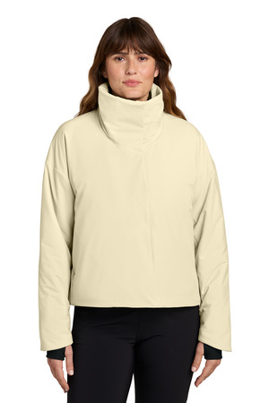 MiiR ® Women's Sashiko Full-Zip Stretch Puffy MRAW440 — Alabaster