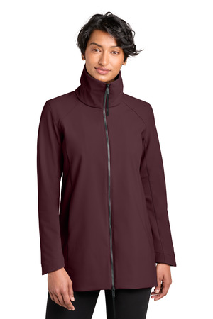MiiR ® Women's Nozawa Full-Zip Soft Shell MRAW474 — Dark Fig
