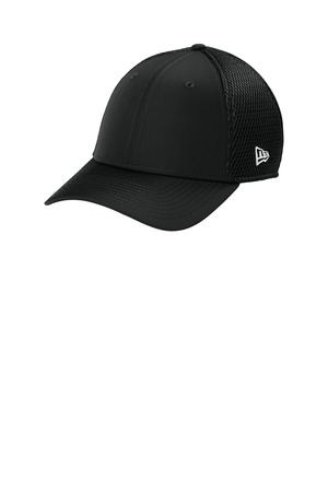 New Era ® 39THIRTY ® Performance Stretch Mesh Cap NE1130 — Black