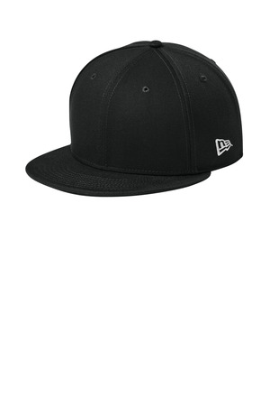 New Era ® Standard Fit Flat Bill Snapback Cap NE4020 — Flag Black