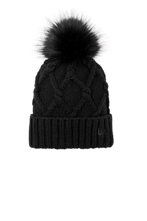 New Era ® Faux Fur Pom Beanie NE911 — Black