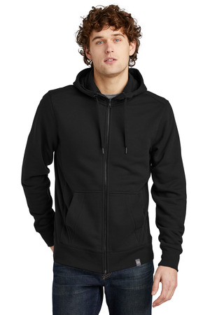 New Era ® French Terry Full-Zip Hoodie. NEA502 — Black