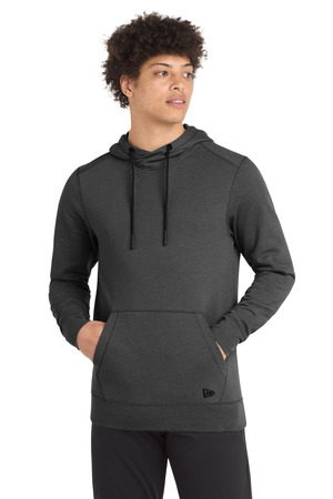 New Era ® Tri-Blend Fleece Pullover Hoodie. NEA510 — Black Heather