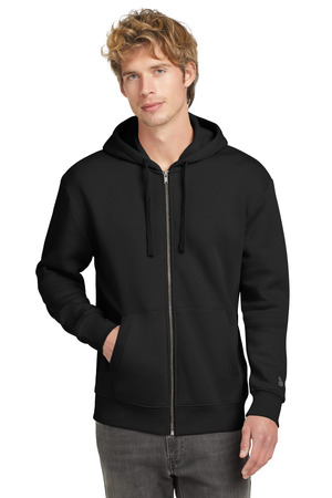 New Era ® Heritage Fleece Full-Zip Hoodie NEA526 — Black