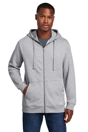 New Era ® Comeback Fleece Full-Zip Hoodie NEA551 — Athletic Heather