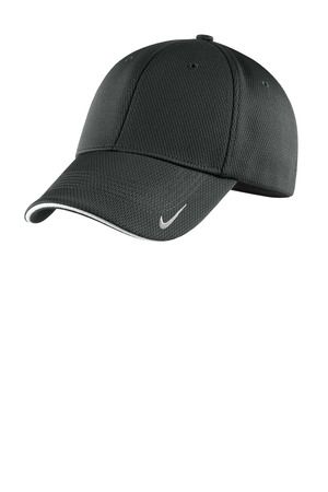Nike Dri-FIT Stretch Mesh Sandwich Bill Cap NKFD9718 — Anthracite/ White