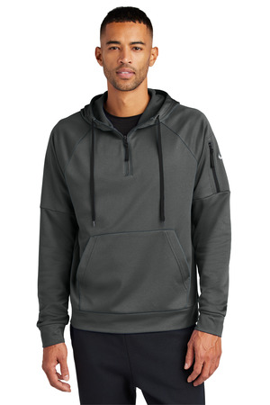 Nike Therma-FIT Pocket 1/4-Zip Fleece Hoodie NKFD9742 — Anthracite