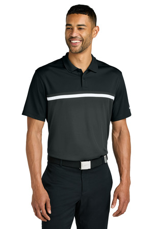 Nike Dri-FIT Victory Colorblock Polo NKFQ3968 — Black/ Anthracite/ White