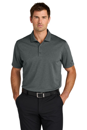 Nike Dri-FIT Smooth Heather Polo NKFQ4794 — Anthracite Heather