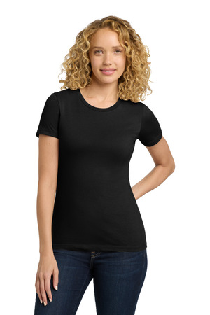 Next Level Apparel ® Women's Cotton Tee. NL3900 — Black