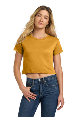 Next Level Apparel ® Women's Festival Cali Crop Tee. NL5080 — Antique Gold