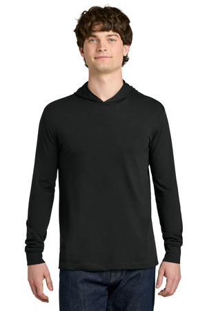 Next Level Apparel ® CVC Long Sleeve Hoodie NL6221 — Black