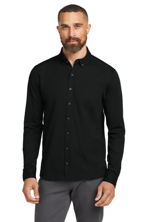 OGIO ® Code Stretch Long Sleeve Button-Up. OG145 — Blacktop