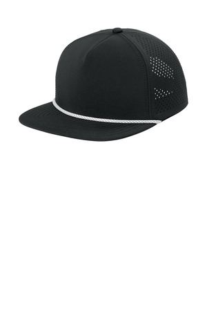 OGIO ® 5-Panel Rope Performance Cap OG607 — Blacktop