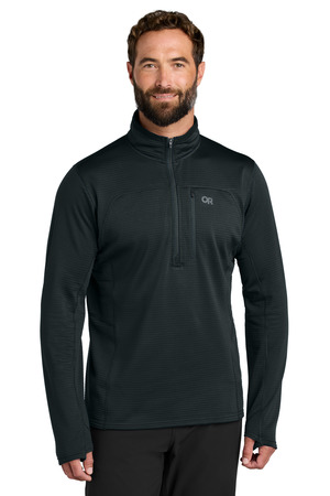 LIMITED EDITION Outdoor Research ® Tech Grid 1/4-Zip Fleece OR322267 — Black
