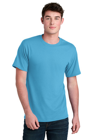 Port & Co ® Core Blend Recycled Tee PC01 — Aquatic Blue