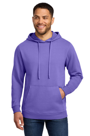 Port & Co ® Beach Wash ® Garment-Dyed Pullover Hooded Sweatshirt. PC098H — Amethyst