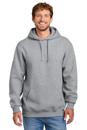 Port & Co ® Foundation Fleece Pullover Hooded Sweatshirt PC107H — Athletic Heather