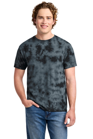 Port & Co ® Crystal Tie-Dye Tee PC145 — Black
