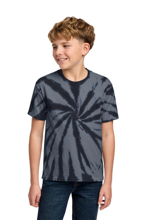 Port & Co ® Youth Tie-Dye Tee. PC147Y — Black