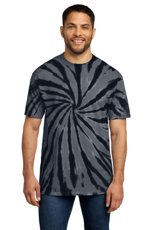 Port & Co ® Tie-Dye Tee. PC147 — Black