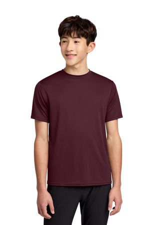 Port & Co ® Youth Performance Tee. PC380Y — Athletic Maroon