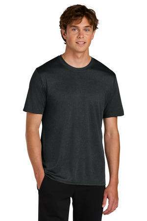 Port & Co ® Heather Performance Tee PC390 — Black Heather