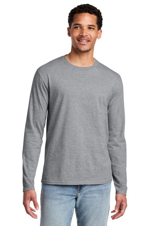 Port & Co ® Long Sleeve Fan Favorite Tee. PC450LS — Athletic Heather