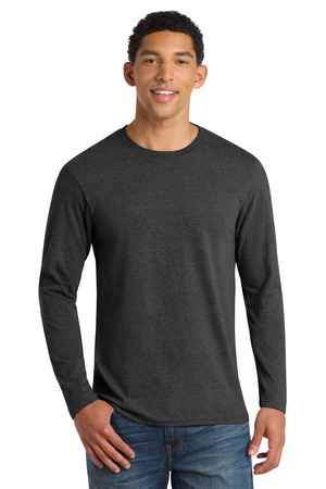 Port & Co ® Long Sleeve Fan Favorite ™ Blend Tee. PC455LS — Black Heather