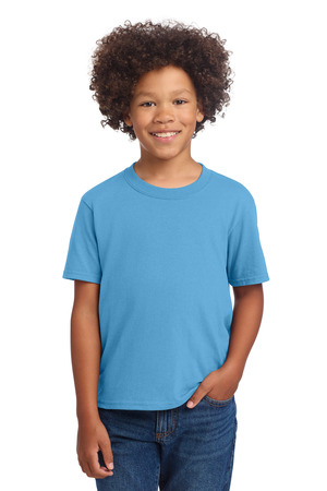 Port & Co ® Youth Core Cotton DTG Tee PC54YDTG — Aquatic Blue