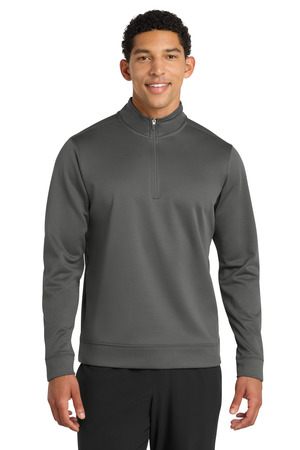 Port & Co ® Performance Fleece 1/4-Zip Pullover Sweatshirt. PC590Q — Charcoal