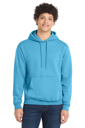 Port & Co ® Core Fleece Pullover Hooded Sweatshirt. PC78H — Aquatic Blue