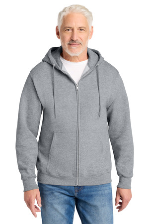 Port & Co ® Core Fleece Full-Zip Hooded Sweatshirt. PC78ZH