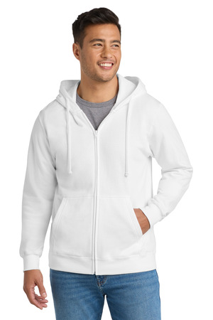 Port & Co ® Fan Favorite Fleece Full-Zip Hooded Sweatshirt. PC850ZH