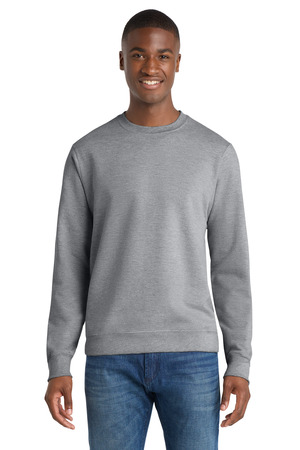 Port & Co ® Fan Favorite Fleece Crewneck Sweatshirt. PC850 — Athletic Heather