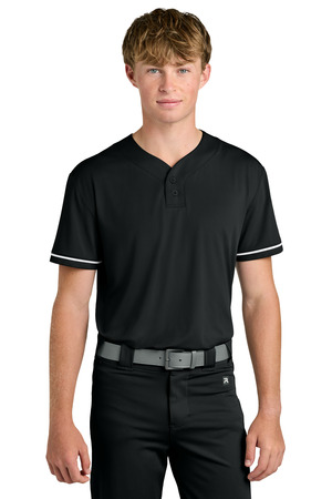 Richardson Select 2-Button Baseball Jersey RA7910 — Black