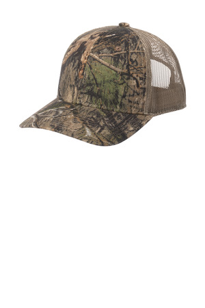 Russell Outdoors ™ Camo Snapback Trucker Cap RU900 — Mossy Oak DNA/ Khaki