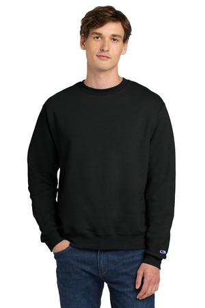 Champion ® Powerblend ® Crewneck Sweatshirt. S6000 — Black