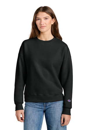 Champion ® Women's Powerblend ® Crewneck Sweatshirt SL650 — Black