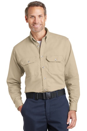Bulwark ® EXCEL FR ® ComforTouch ® Dress Uniform Shirt. SLU2 — Khaki
