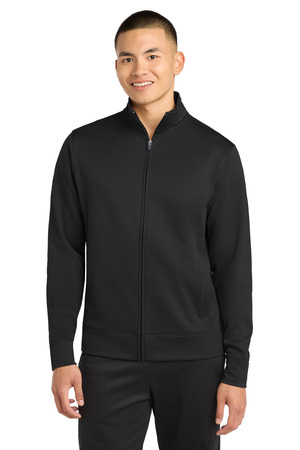 Sport-Tek ® Sport-Wick ® Fleece Full-Zip Jacket. ST241 — Black