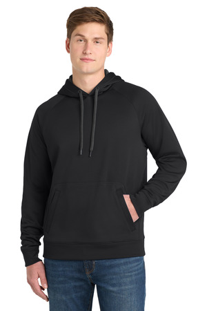 Sport-Tek ® Tech Fleece Hooded Sweatshirt. ST250 — Black