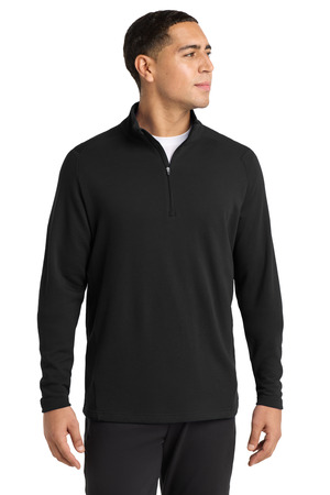 Sport-Tek ® Lightweight French Terry 1/4-Zip Pullover. ST273 — Black