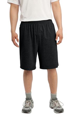 Sport-Tek ® Jersey Knit Short with Pockets. ST310 — Black