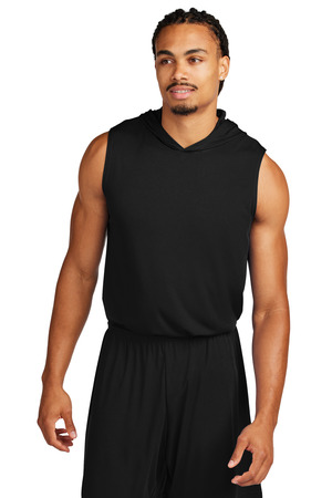 Sport-Tek ® Competitor ™ Sleeveless Hoodie ST352H — Black
