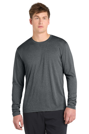 Sport-Tek ® Long Sleeve Heather Contender ™ Tee. ST360LS — Graphite Heather