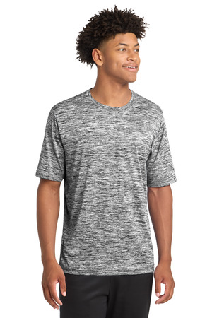 Sport-Tek ® PosiCharge ® Electric Heather Tee. ST390 — Black Electric